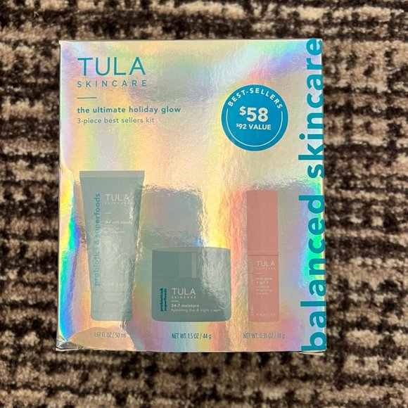 Tula The Ultimate Holiday Glow 3 Piece Best Sellers Kit - NEW